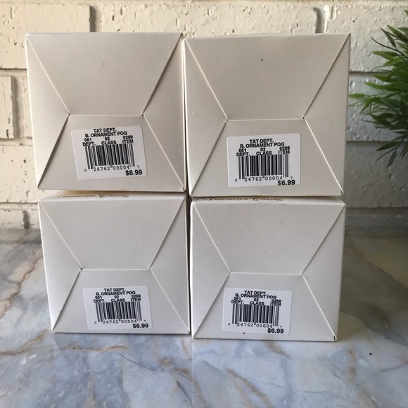 M.J. Hummell Christmas Ornaments Lot of 4 1998 Vintage Round Glass - Picture 9 of 10